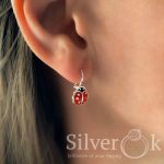 Дитячі сережки Божа Корівка 2517/1 - Зображення 2