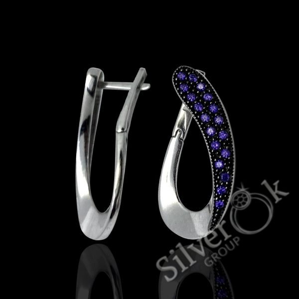 Сережки Вар'єте 2978р (Родовані) - Зображення 3