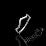 Хвиляста каблучка 3914 (Родована)