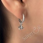 Одна сережка з Зірочками 4879 (Родована) - Зображення 2