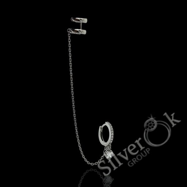 Моносережка з ланцюжком 4998 (Родована) - Зображення 1