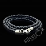 Шнурок з плетеної шкіри 6010/3