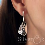 Сережки Гладь 20103о - Зображення 2