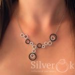 Кольє Вітраж 60074р (Родоване) - Зображення 2