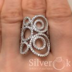 Каблучка Вітраж 10074р (Родована) - Зображення 2