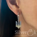 Сережки з Тризубами 23268 - Зображення 2