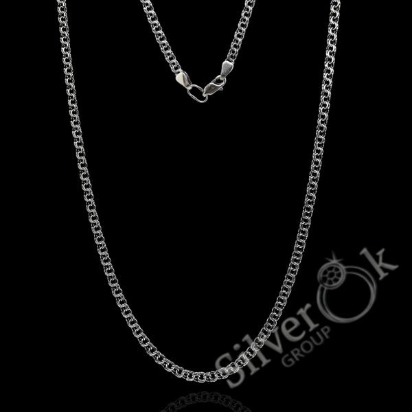 Ланцюжок Плоский Бісмарк 6007/10 (4.0мм) - Зображення 1