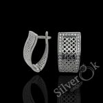 Сережки Сітка 2418р (Родовані)