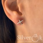 Сережки Літаки 40014 (Родовані) - Зображення 2