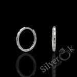 Сережки з фіанітами 4907 (Родовані)