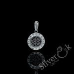 Підвіска з фіанітами 7245 (Родована)