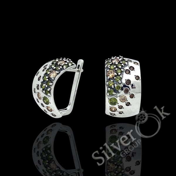 Сережки Ерідан 20186р (Родовані) - Зображення 3