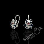 Дитячі сережки Панда 2565/1б