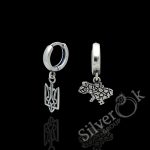 Сережки Карта та Тризуб 23268/5