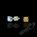 Сережки з закруткою 23059 - Зображення 4