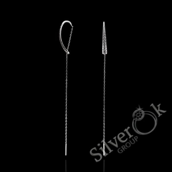 Сережки протяжки Тутсі 20246б - Зображення 1