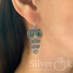 Сережки Сови 82070/1 - Зображення 2