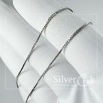 Ланцюжок Венеція (1мм) (Родований) - Зображення 2