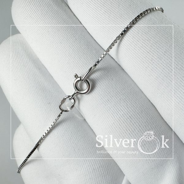 Ланцюжок Венеція (1мм) (Родований) - Зображення 3