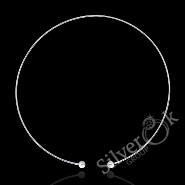 Кольє Чокер з Кульками 1204 (Родоване) - Зображення 1