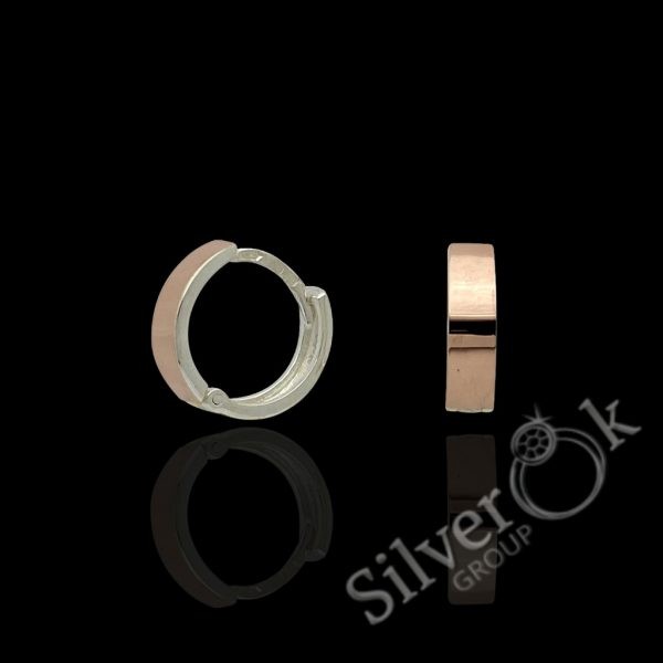 Сережки Шанс з золотою пластиною 2643зол - Зображення 1