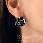 Сережки Сакура 2973о - Зображення 2