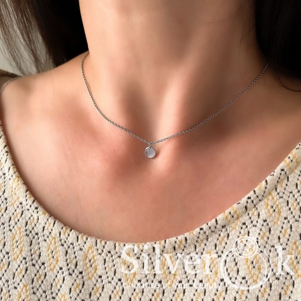 Кольє з Монеткою 1106 (Родоване) - Зображення 2