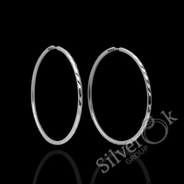 Сережки Конго з огранкою 20108 - Зображення 1