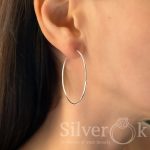 Сережки Конго (30мм) 4739 (Родовані) - Зображення 2