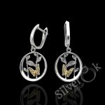 Сережки з позолотою 4905 (Родовані)