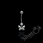 Пірсинг з Метеликом 6018 (Родований)