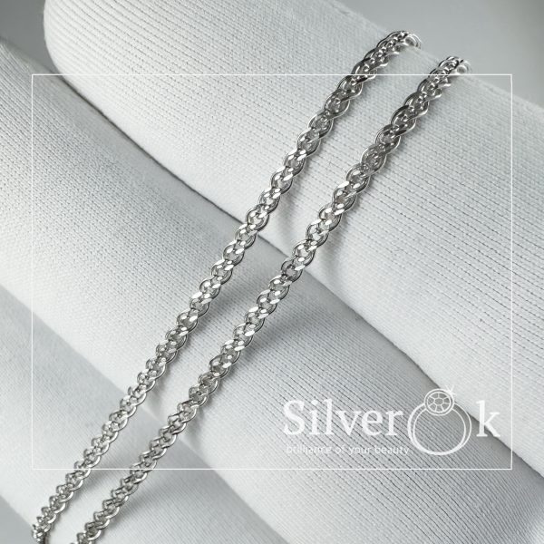 Ланцюжок Нона (2мм) (Родований) - Зображення 2