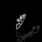 Каблучка з фіанітами 3922 (Родована)