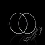 Сережки Конго (40мм) 4740 (Родовані)