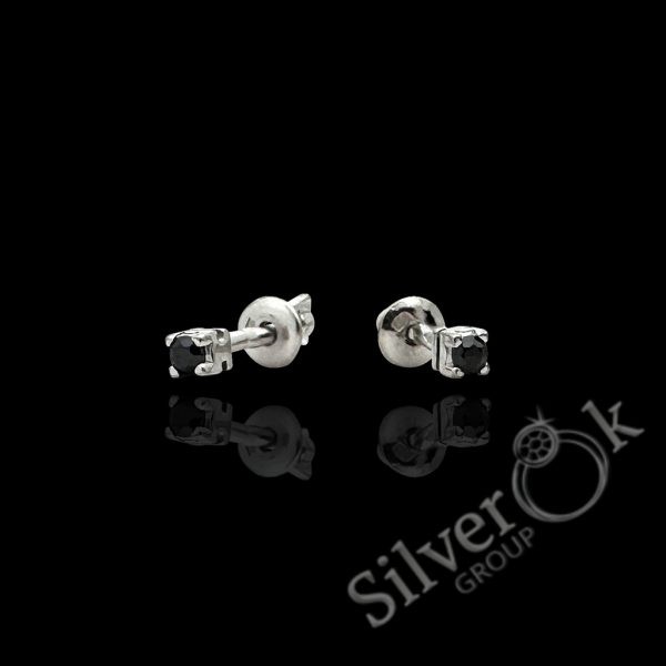 Мініатюрні сережки А-72128 (Родовані) - Зображення 4