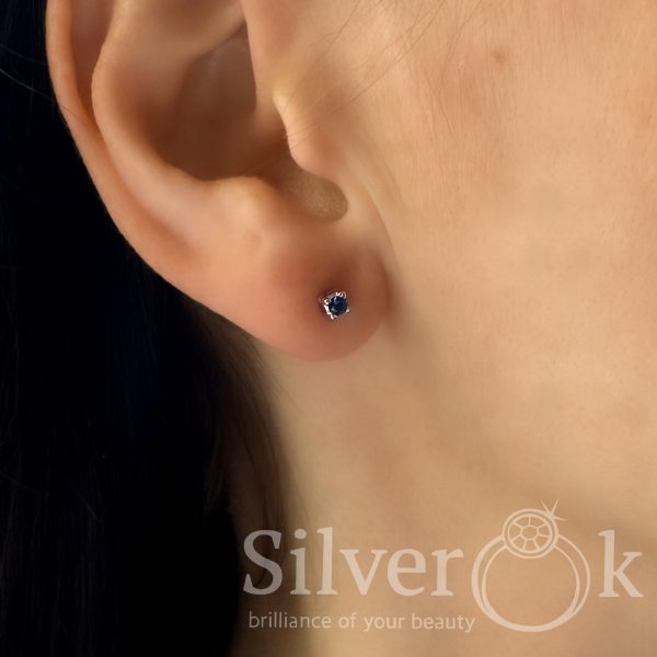 Мініатюрні сережки А-72128 (Родовані) - Зображення 2