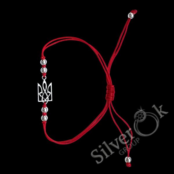 Браслет з Тризубом А-75264 (Родований) - Зображення 1