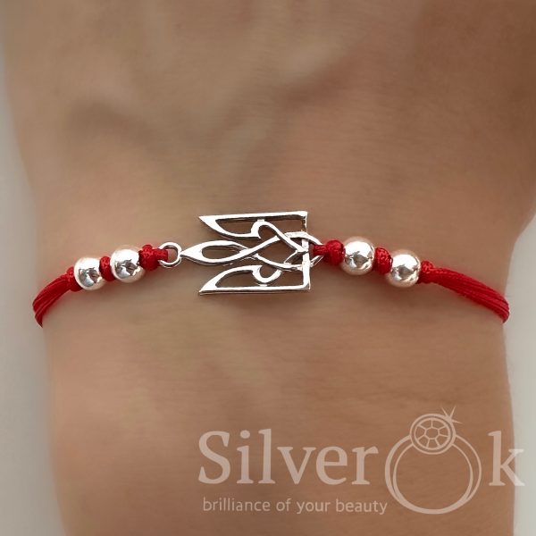 Браслет з Тризубом А-75264 (Родований) - Зображення 2