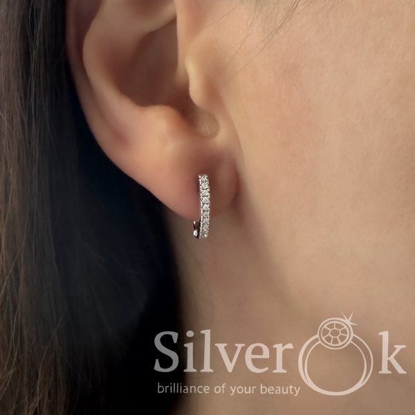 Сережки зі з'ємною підвіскою А-82084 (Родовані) - Зображення 3