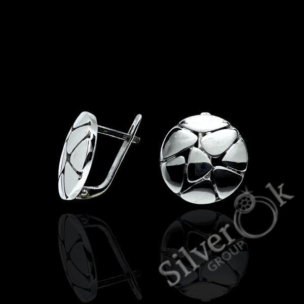 Круглі сережки А-82111 - Зображення 1