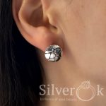 Круглі сережки А-82111 - Зображення 2