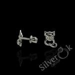 Сережки Котики А-82763 (Родовані)