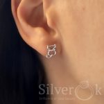 Сережки Котики А-82763 (Родовані) - Зображення 2