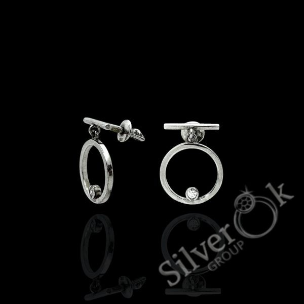 Стильні сережки А-82806 (Родовані) - Зображення 1