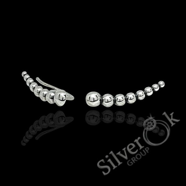 Сережки кафи Кульки 82100 - Зображення 1