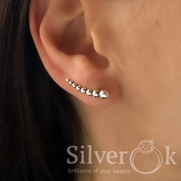 Сережки кафи Кульки 82100 - Зображення 2