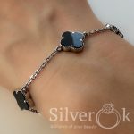 Стильний браслет А-75128 (Родований) - Зображення 2