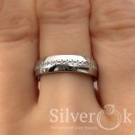 Каблучка з доріжкою фіанітів А-81094 (Родована) - Зображення 2