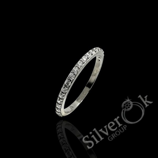 Каблучка з фіанітами А-81565 (Родована) - Зображення 1