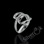 Каблучка з фіанітами А-81668 (Родована)